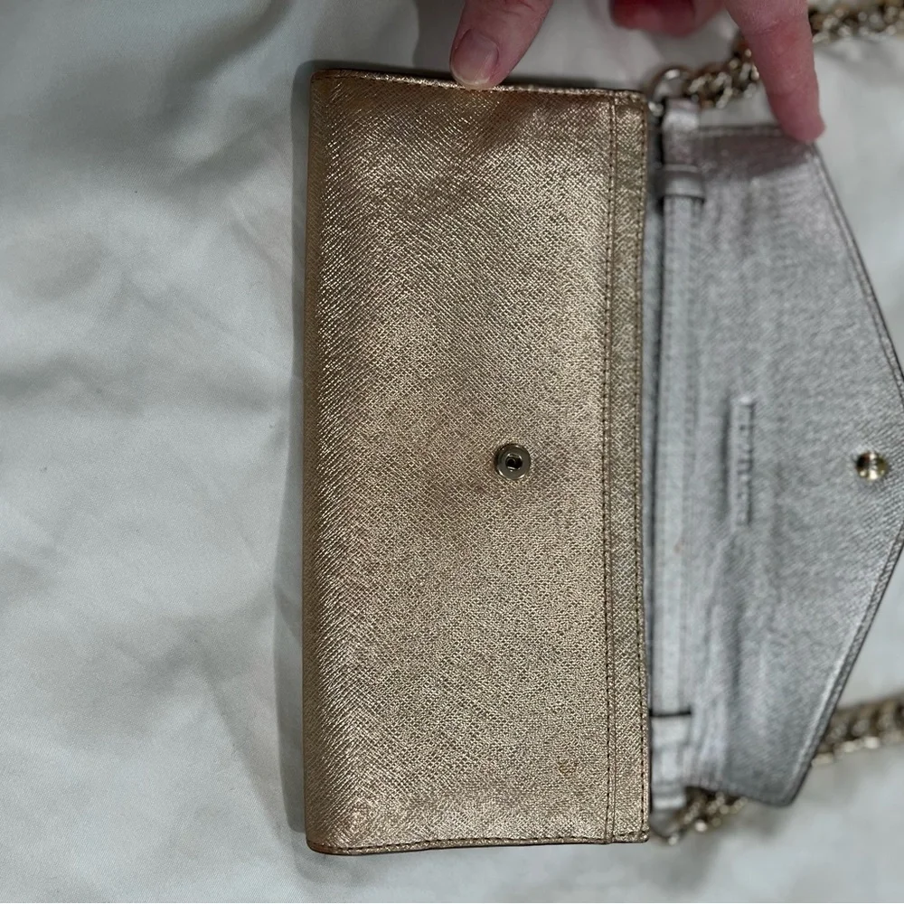 Wallet Gold Crossbody Bag - Picture 13 of 15